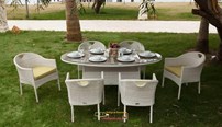 İstikbal Aqua Oval Masa Takımı