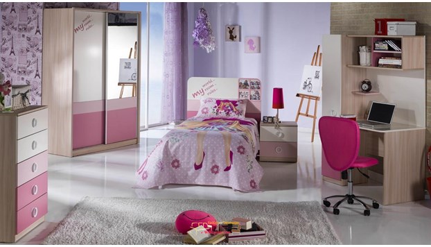 Bellona Portivo Genç Odası Pembe Takımı Modeli