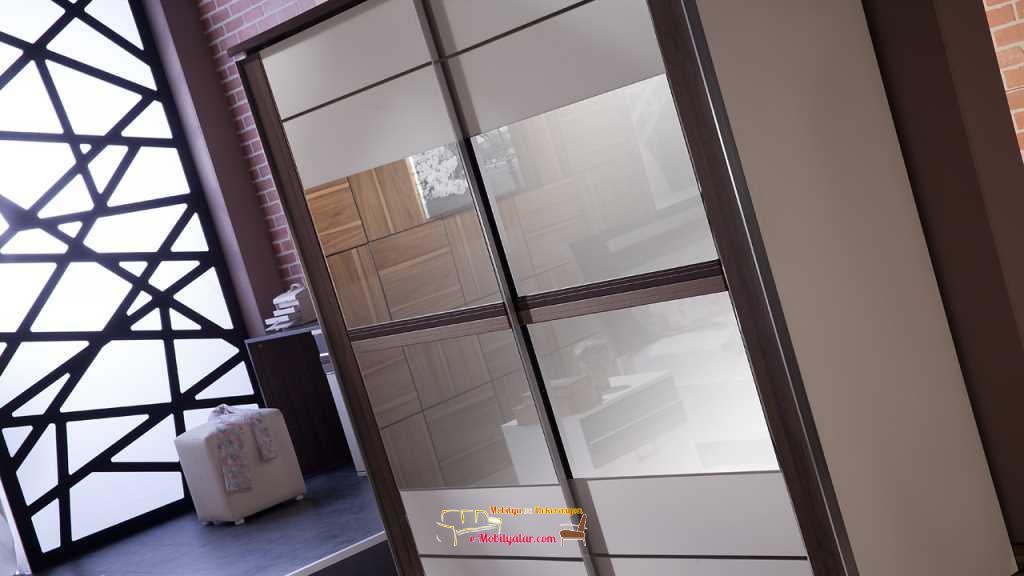 istikbal tuana yatak odasi gardrop modeli