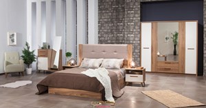 Modalife Step Düğün Paketi Yatak Odası Takımı