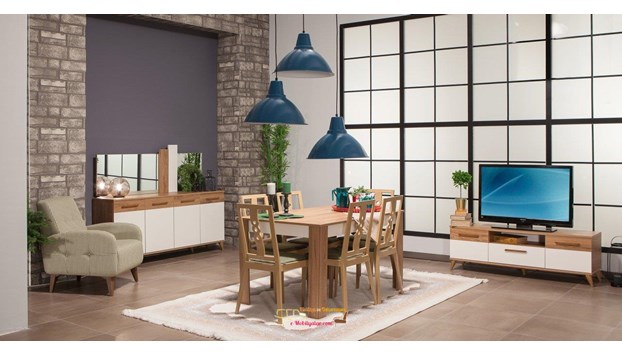 Modalife Step Düğün Paketi Yemek Masası Takımı