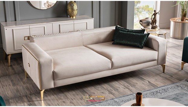 Mondi Veyron Koltuk Takımı Üçlü Koltuk Yatak Modeli