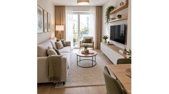 Küçük Salon Dekorasyonu